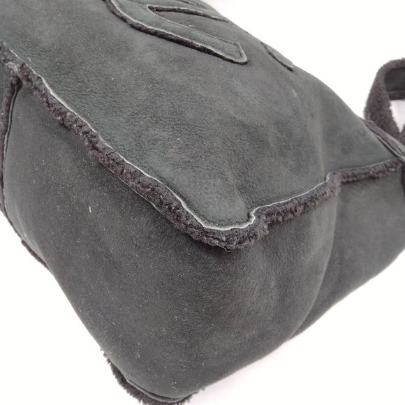 Auth Chanel Shoulder Bag Black Suede #43394C38 - Picture 6 of 9